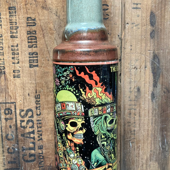 Buy The Ancient Gods art on the back of our ceramic bong!