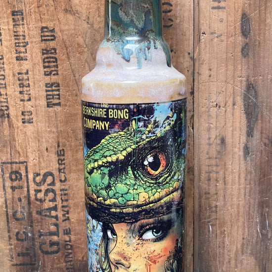 Our handmade ceramic bong features The Mother of Dragons on the back!