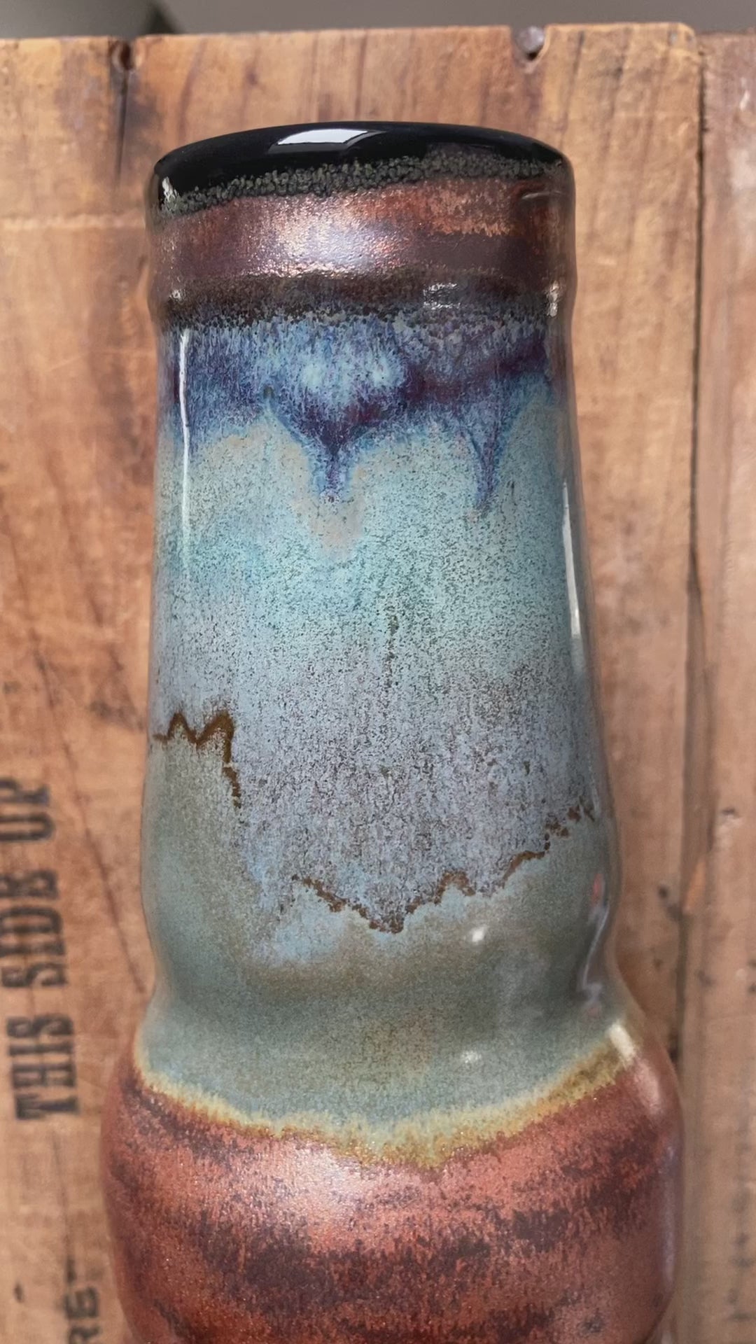 Ceramic bong for sale with an elephant on the back
