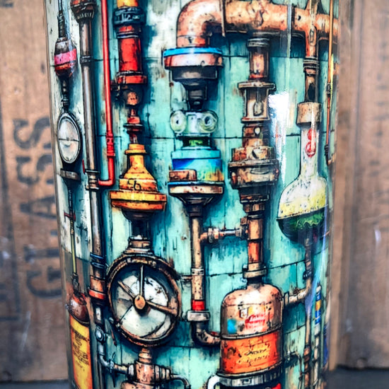 Steampunk Pipes Bong 