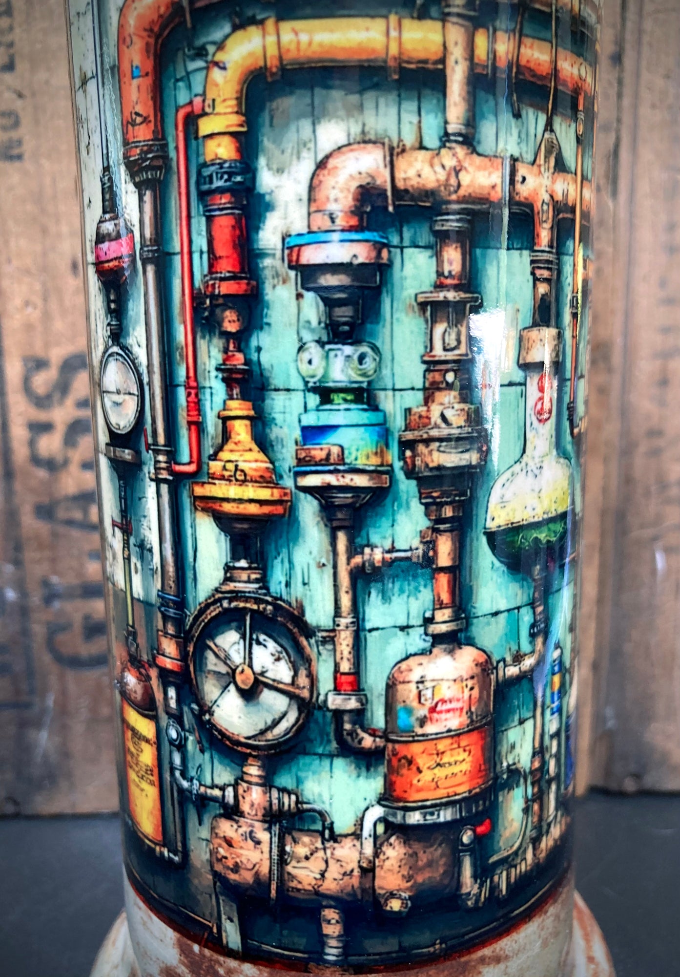 Steampunk Pipes Bong 