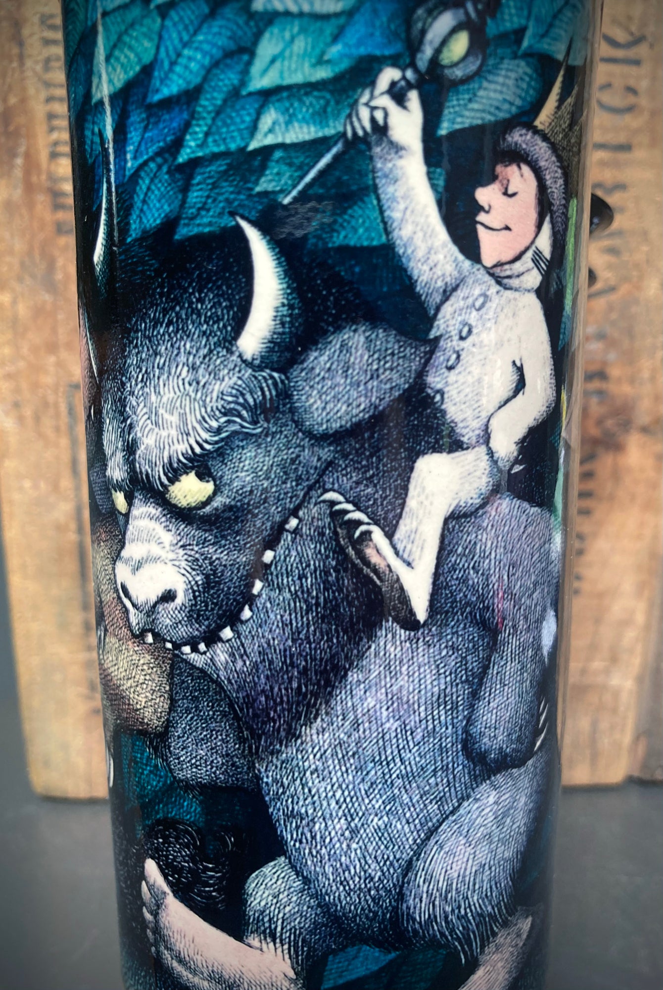 Where the wild things are ceramic bong