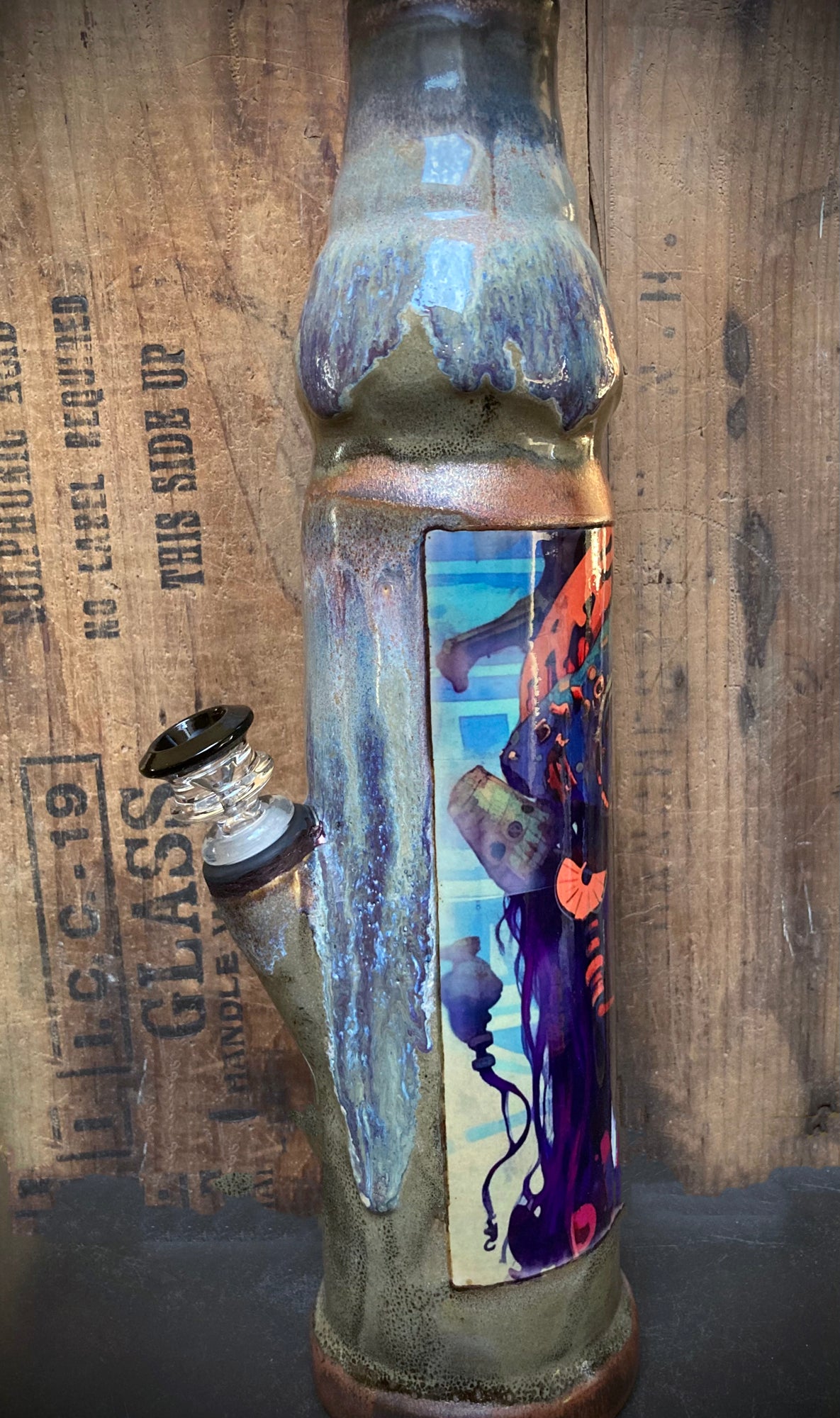 Ceramic Bong - "Space Truckin"