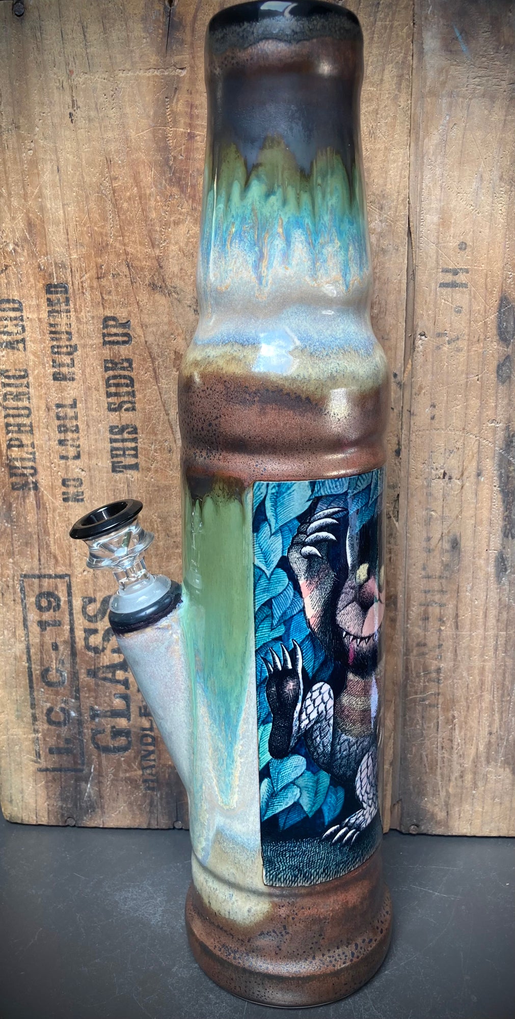 Ceramic Bong - "Wild Things"