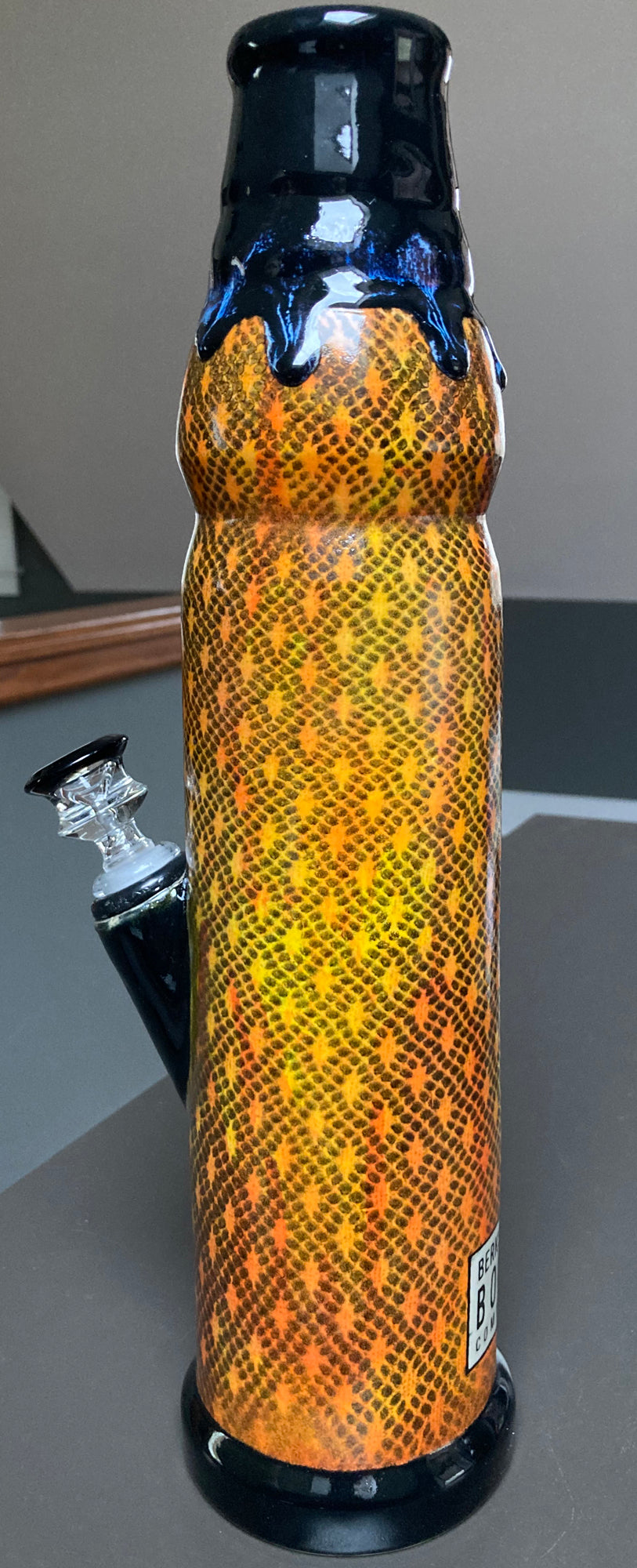 Ceramic Bong - Art Deco Sunburst