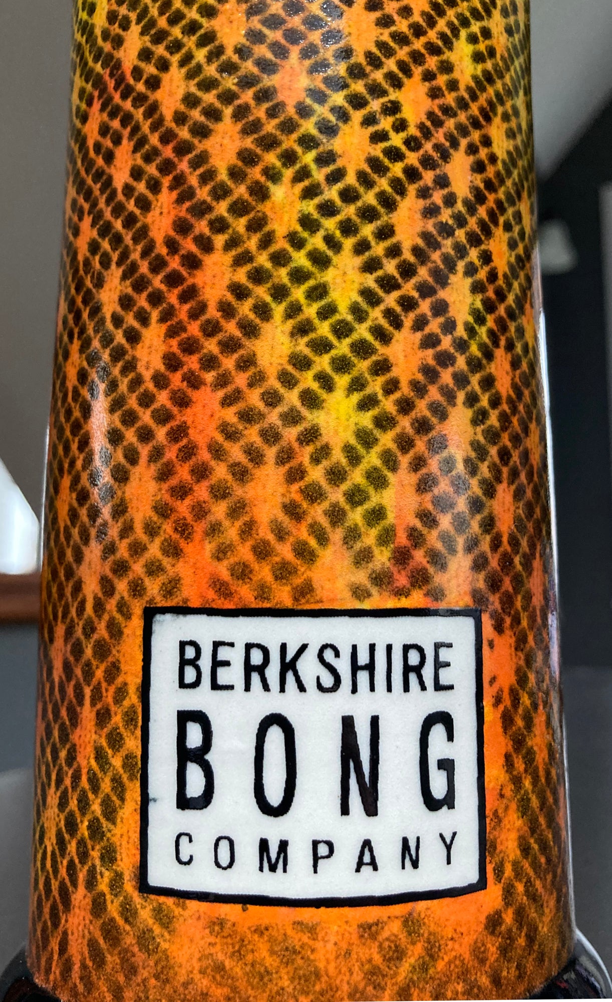 Ceramic Bong - Art Deco Sunburst