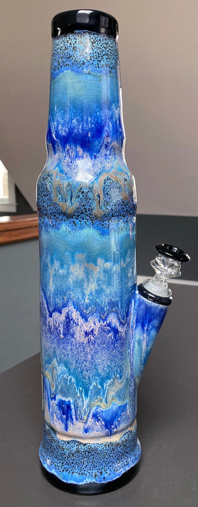 Ceramic Bong - Waterfall - One of a Kind!