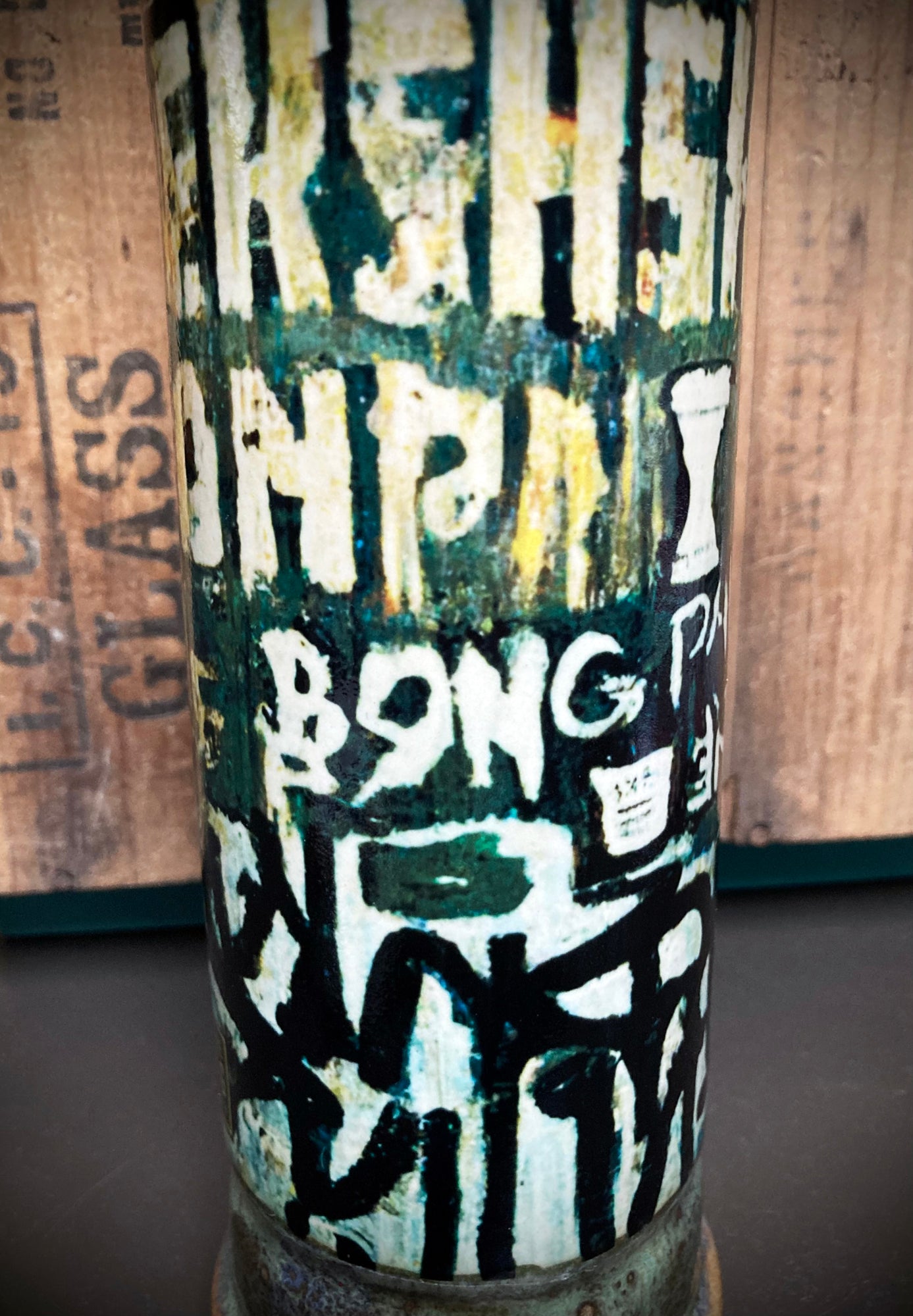 Ceramic Bong - "Graffiti #1"