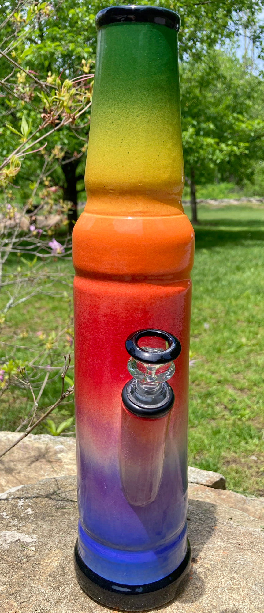 Ceramic Bong - Rainbow Tie Dye